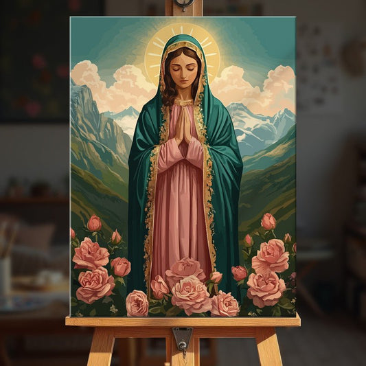 Paint by numbers - Blessed Mother - MyArt
