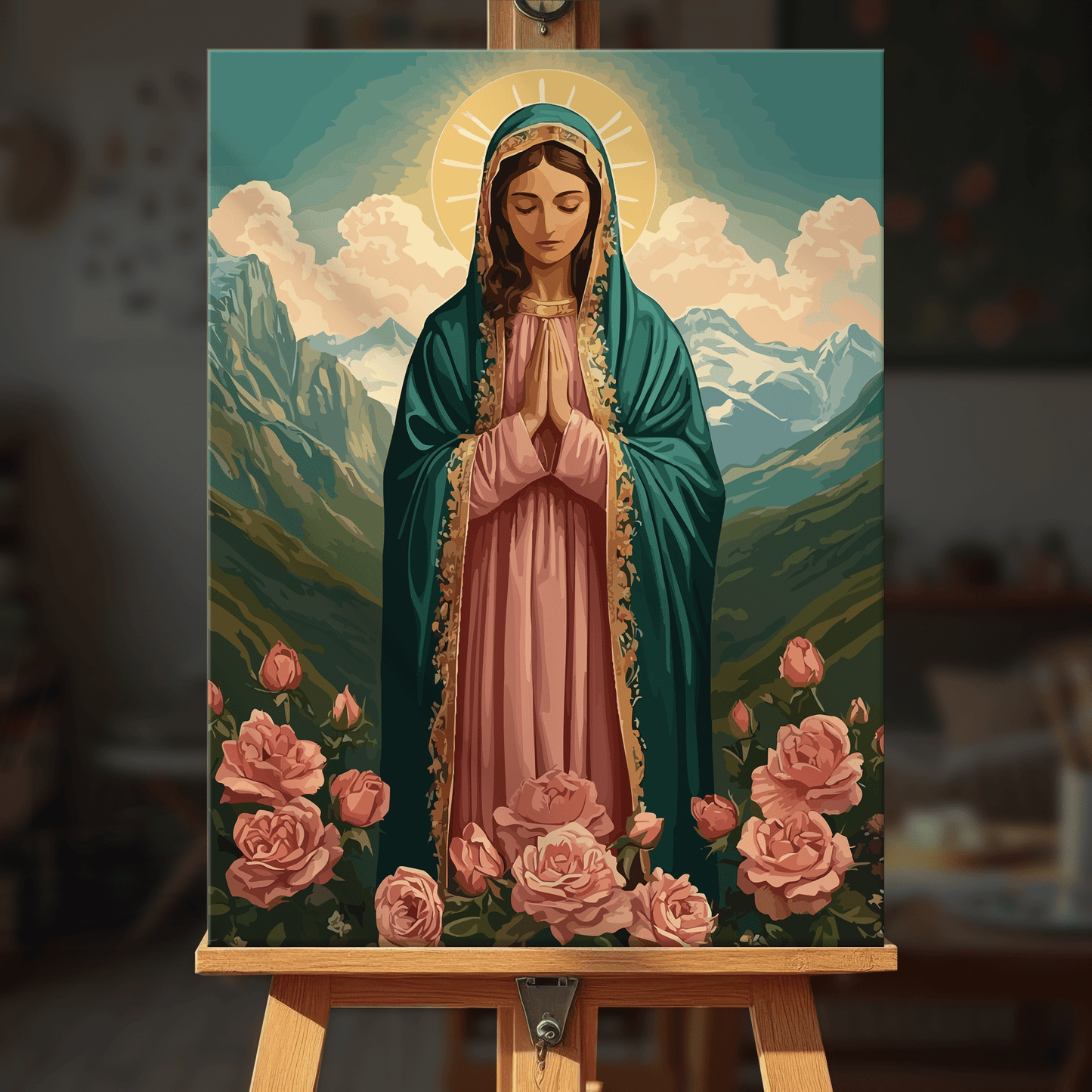 Paint by numbers - Blessed Mother - MyArt