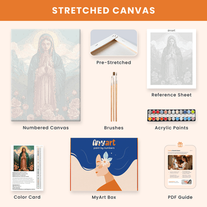 Paint by numbers - Blessed Mother - MyArt