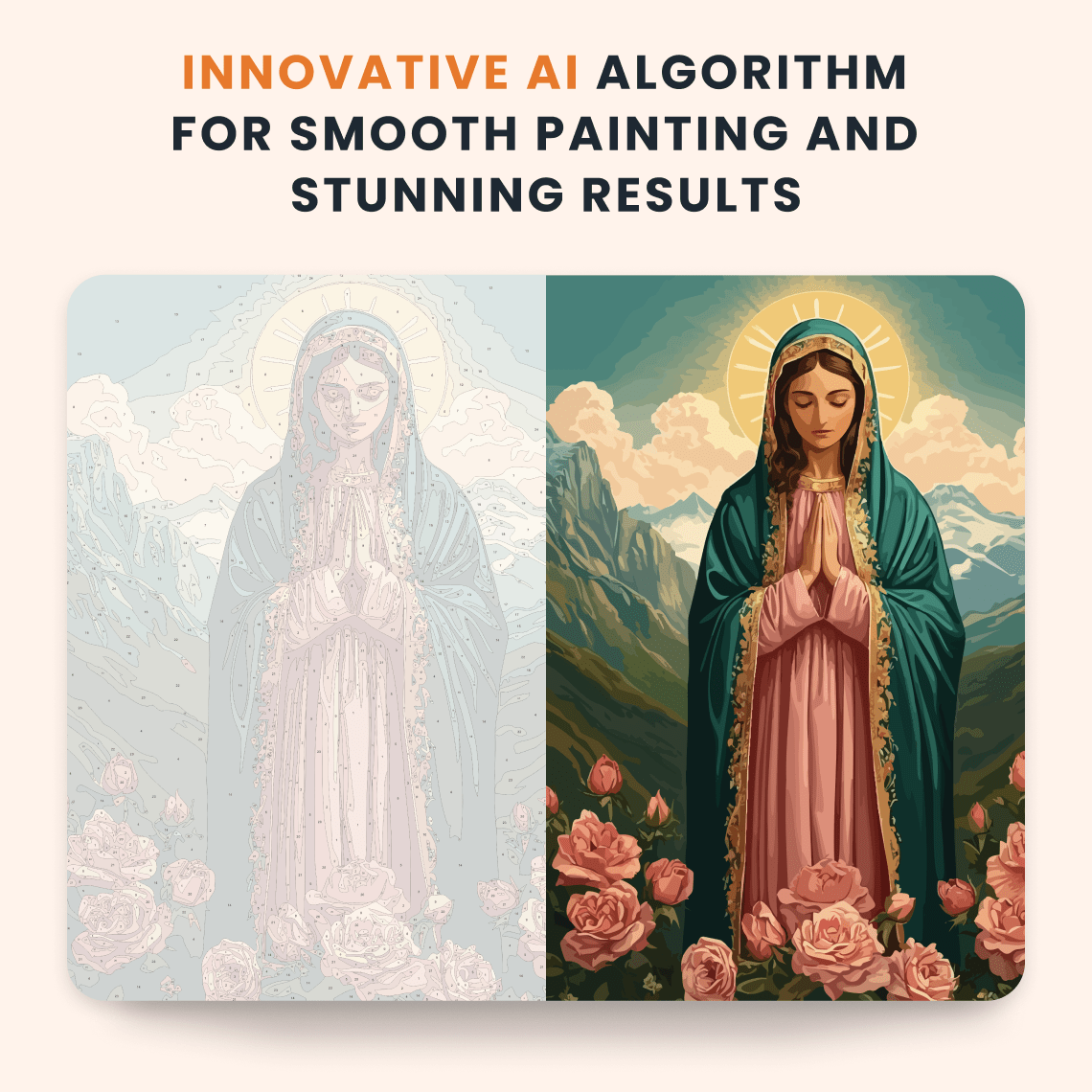 Paint by numbers - Blessed Mother - MyArt