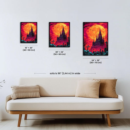 Paint by numbers - Blood Moon - MyArt