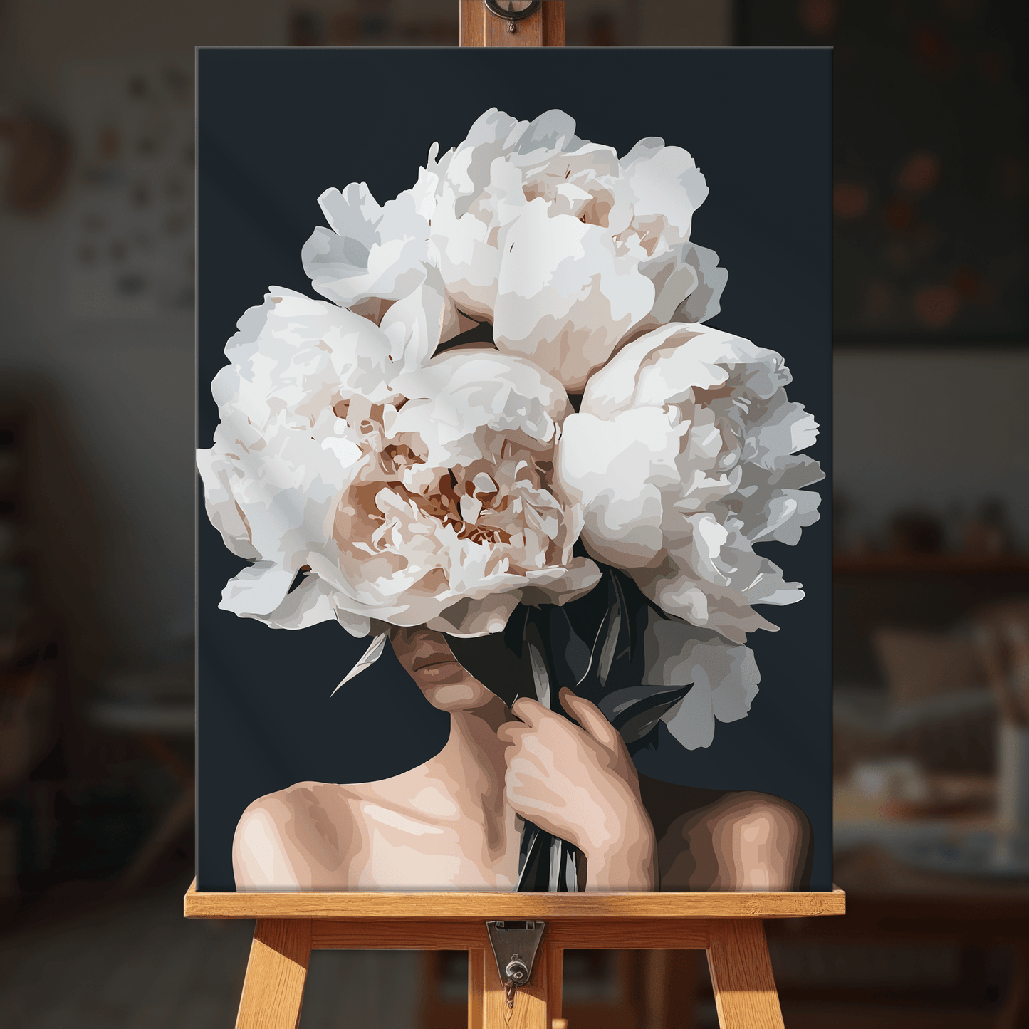 Paint by numbers - Bloomed in Silence - MyArt