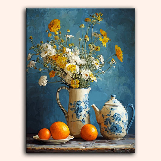Paint by numbers - Blooming Hush - MyArt