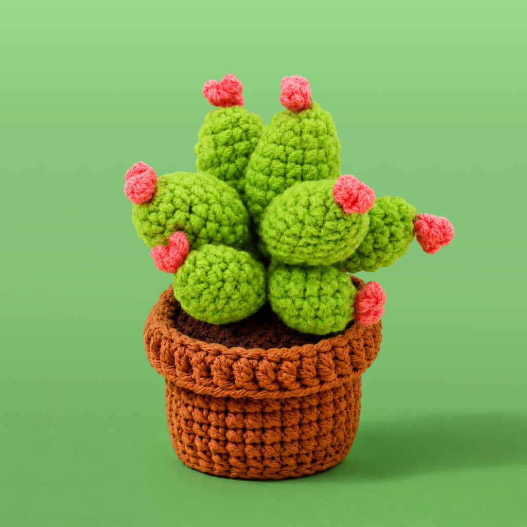 Blooming Prickly Pear