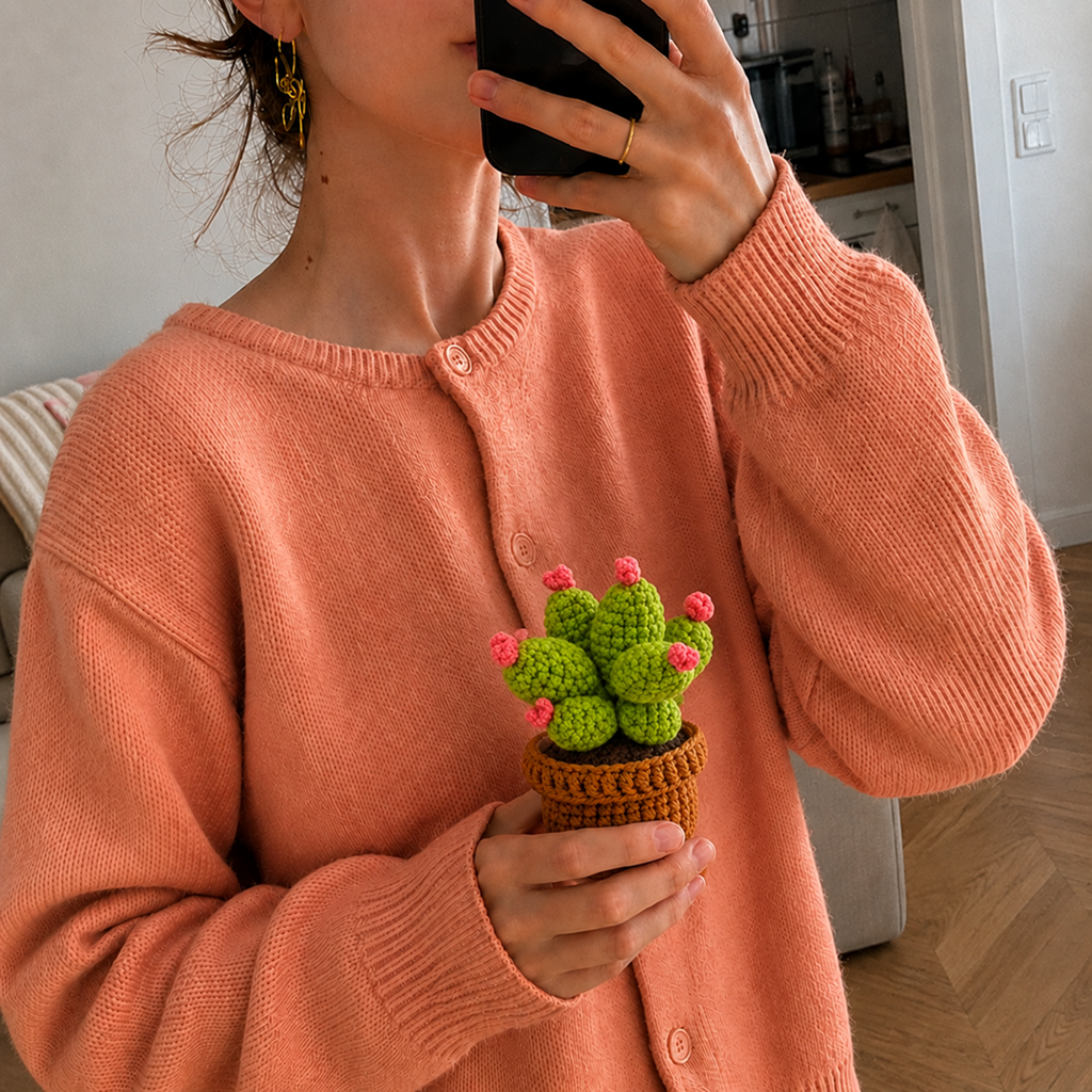 Blooming Prickly Pear
