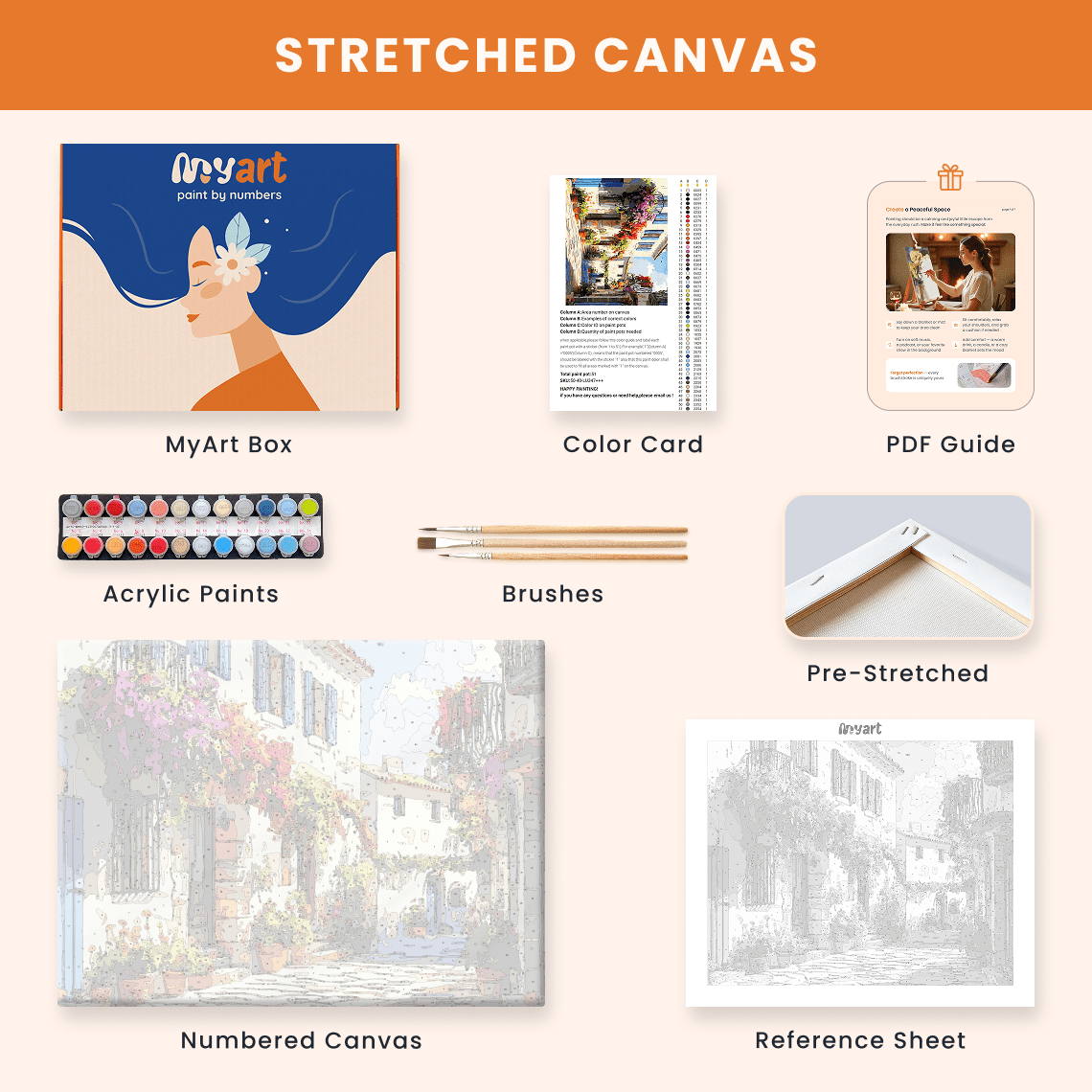 Paint by numbers - Blooming Alley - MyArt