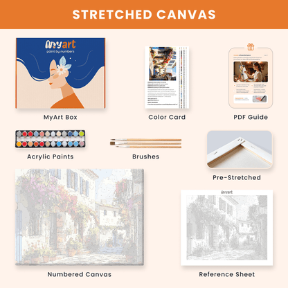 Paint by numbers - Blooming Alley - MyArt