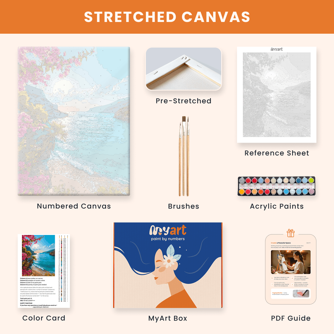 Paint by numbers - Blooming Bay - MyArt