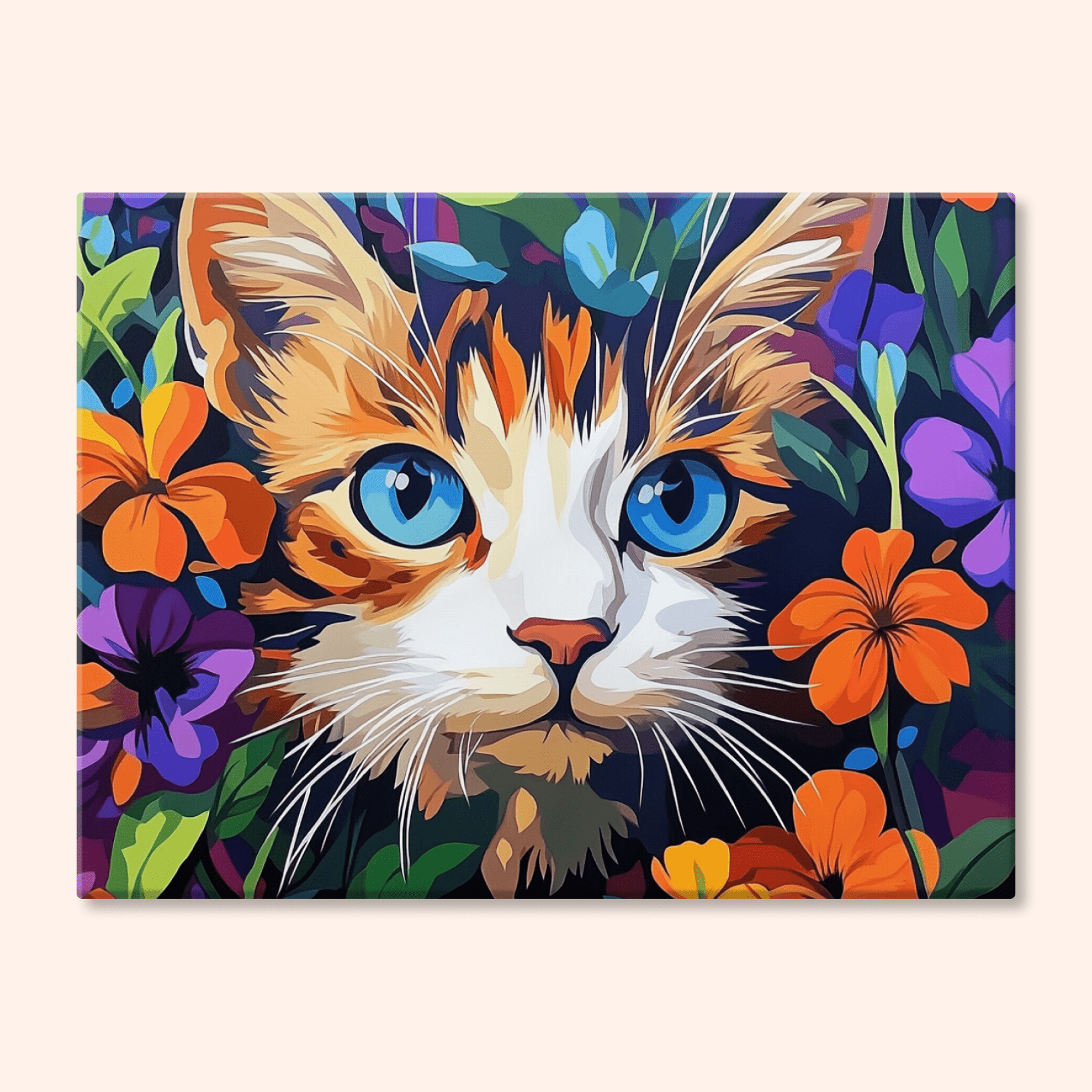 Paint by numbers - Blooming Eyes - MyArt