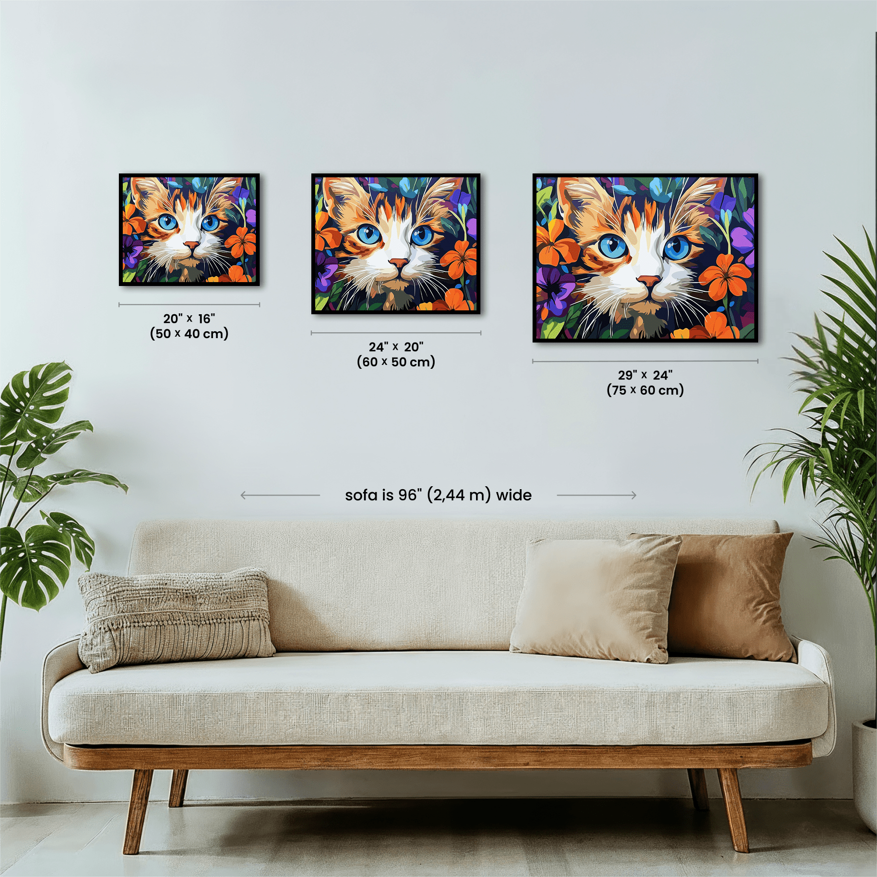 Paint by numbers - Blooming Eyes - MyArt