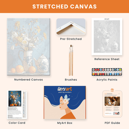 Paint by numbers - Blooming Hush - MyArt