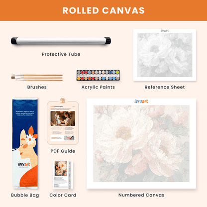 Paint by numbers - Blooming Stillness - MyArt