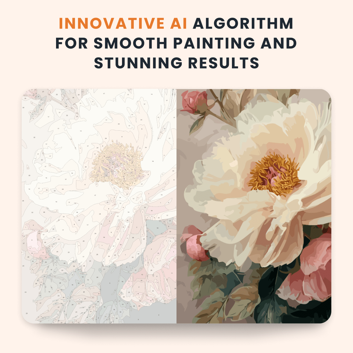 Paint by numbers - Blooming Stillness - MyArt