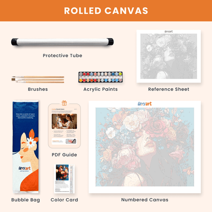 Paint by numbers - Blooming Vision - MyArt