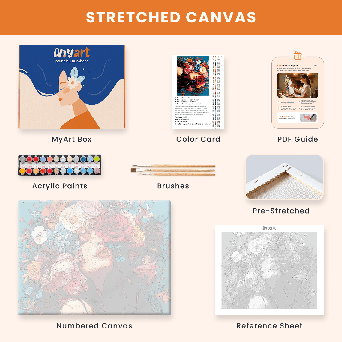 Paint by numbers - Blooming Vision - MyArt