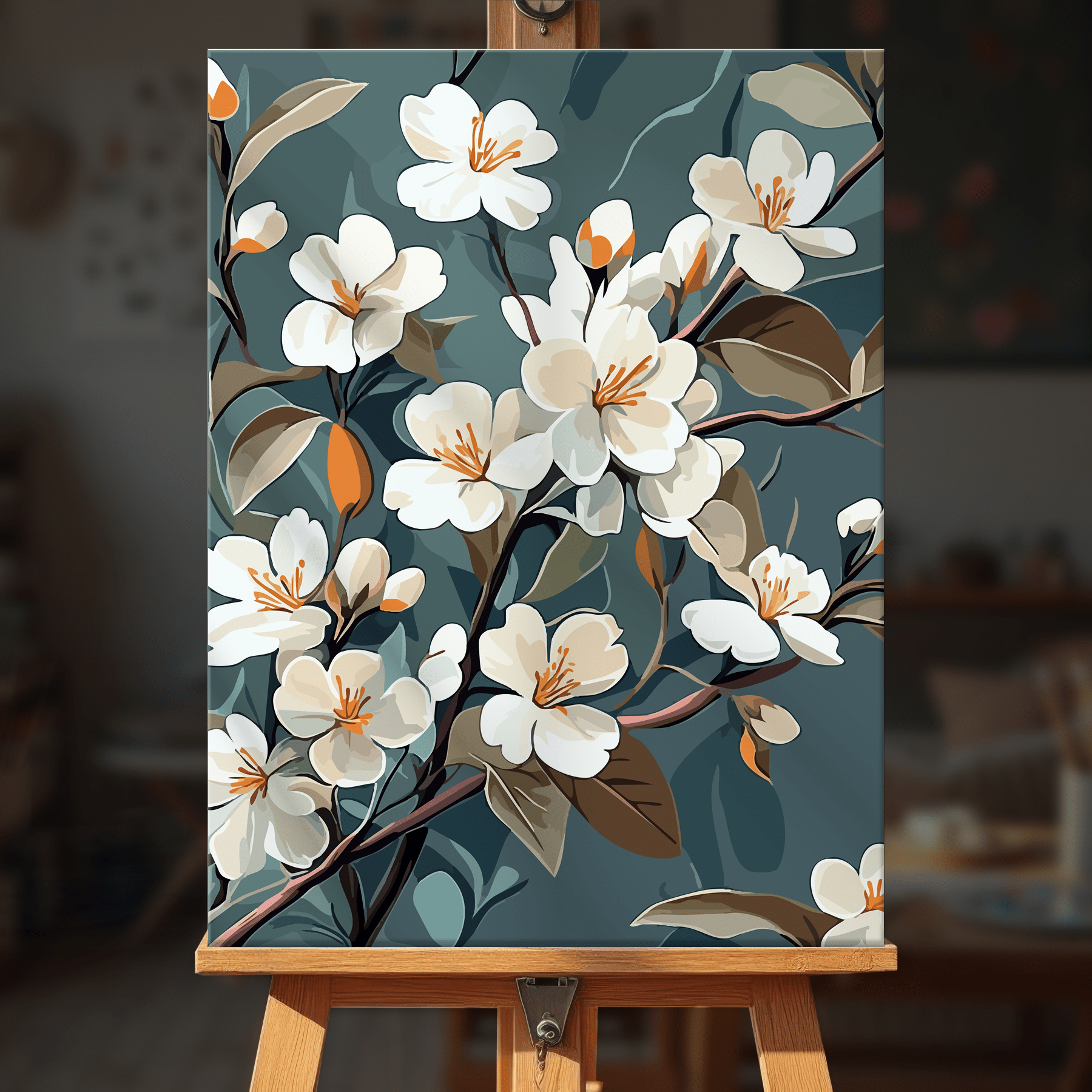 Paint by numbers - Blooming Whispers - MyArt