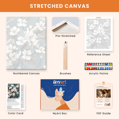 Paint by numbers - Blooming Whispers - MyArt