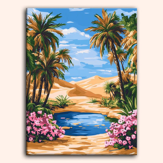 Paint by numbers - Blossom Oasis - MyArt