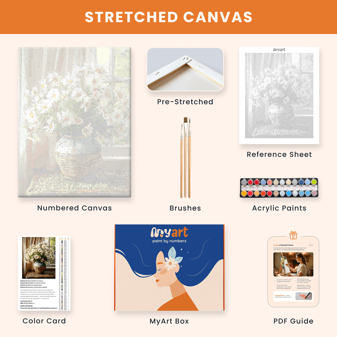 Paint by numbers - Blossom Air - MyArt