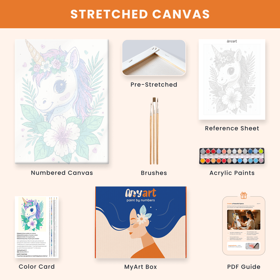 Paint by numbers - Blossom Horn - MyArt