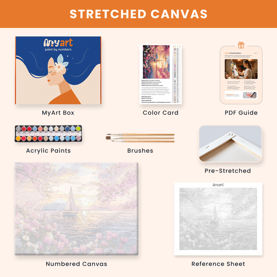 Paint by numbers - Blossom Sail - MyArt