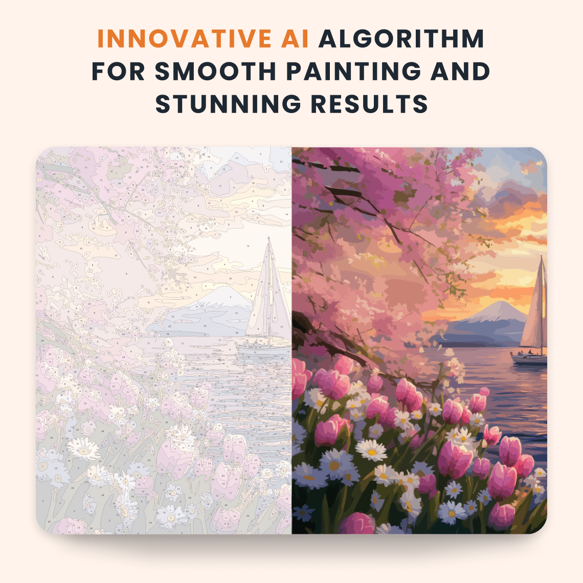 Paint by numbers - Blossom Sail - MyArt