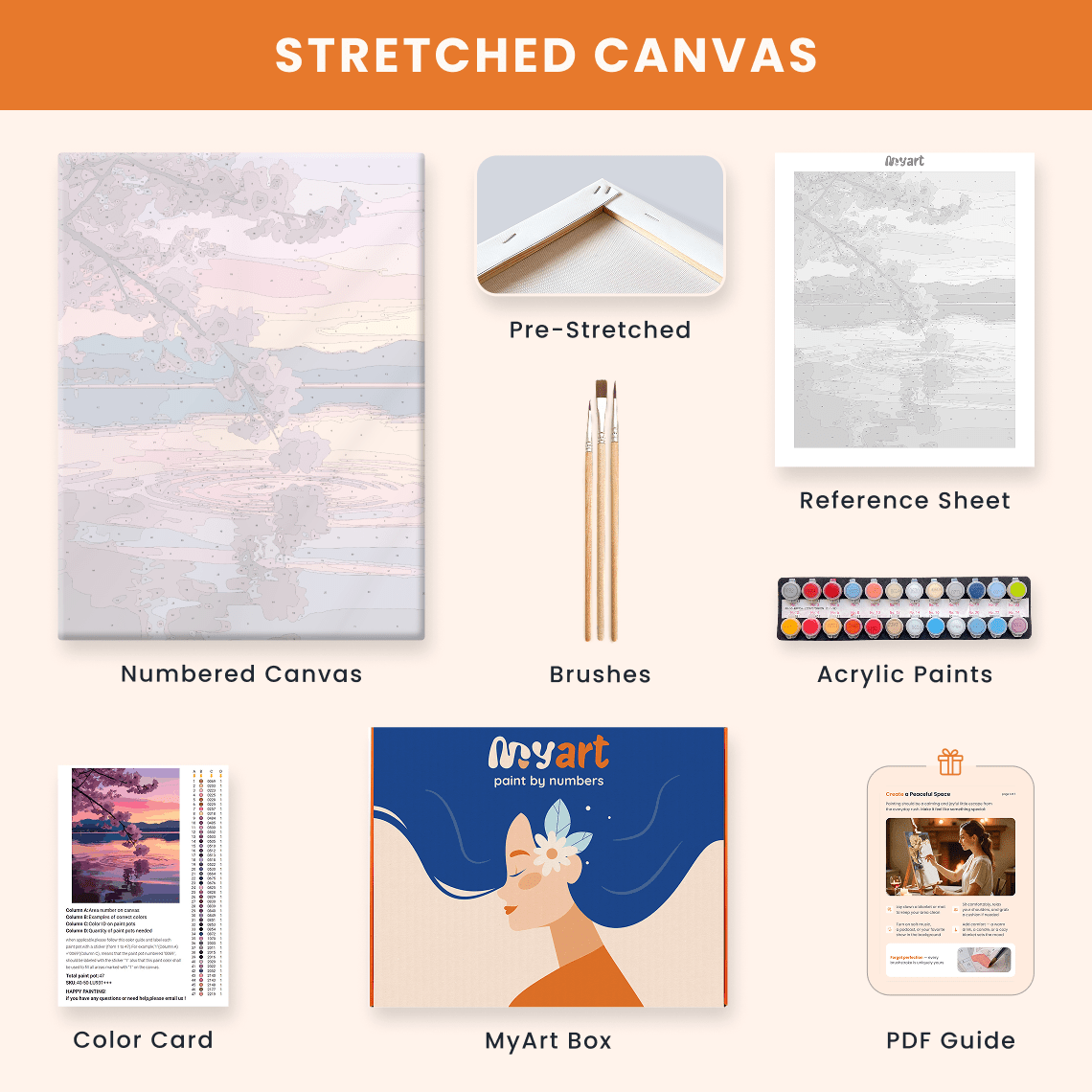 Paint by numbers - Blossom Whisper - MyArt