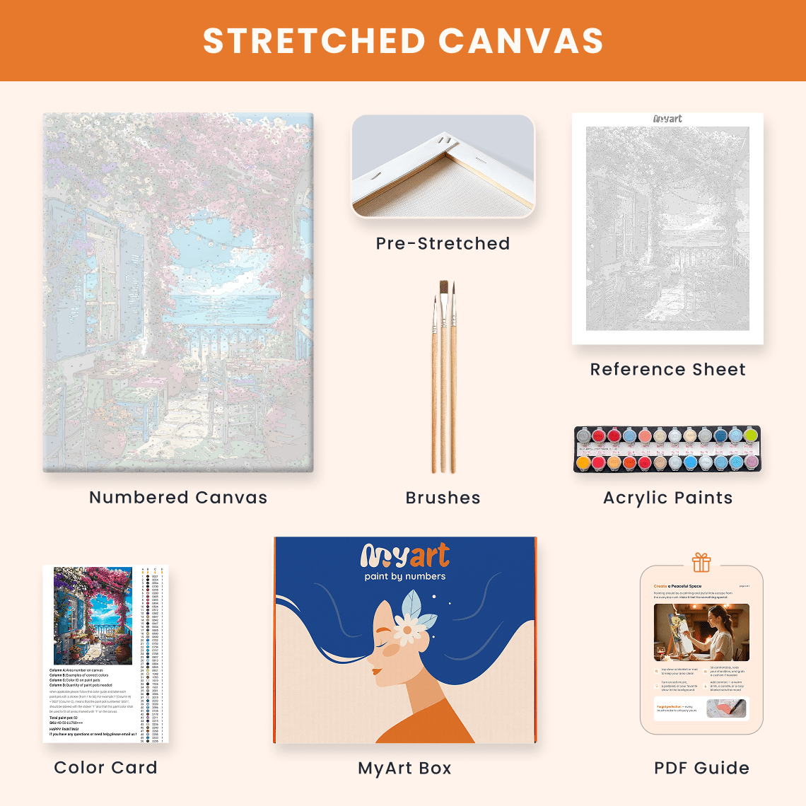 Paint by numbers - Blossom Wind - MyArt