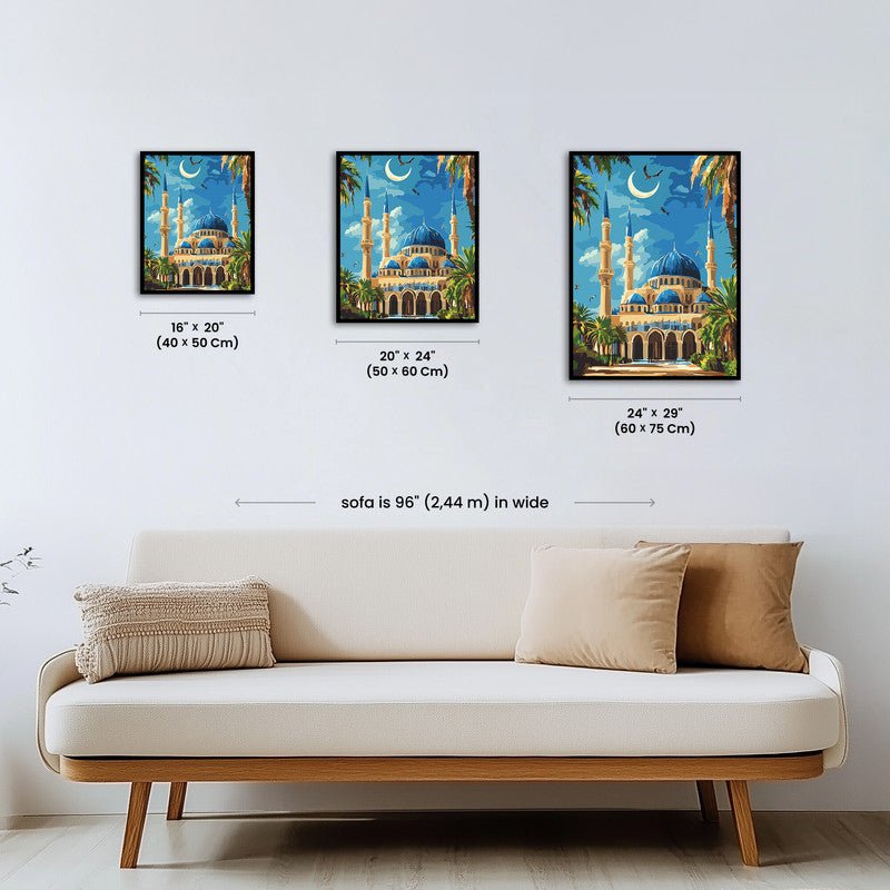 Paint by numbers - Blue Minarets - MyArt