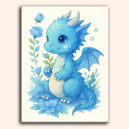 Paint by numbers - Blue Whisper - MyArt