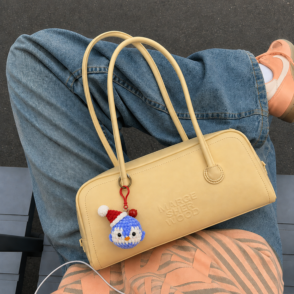 Blue Penguin Keychain