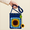 Blue Sunflower Tote Bag