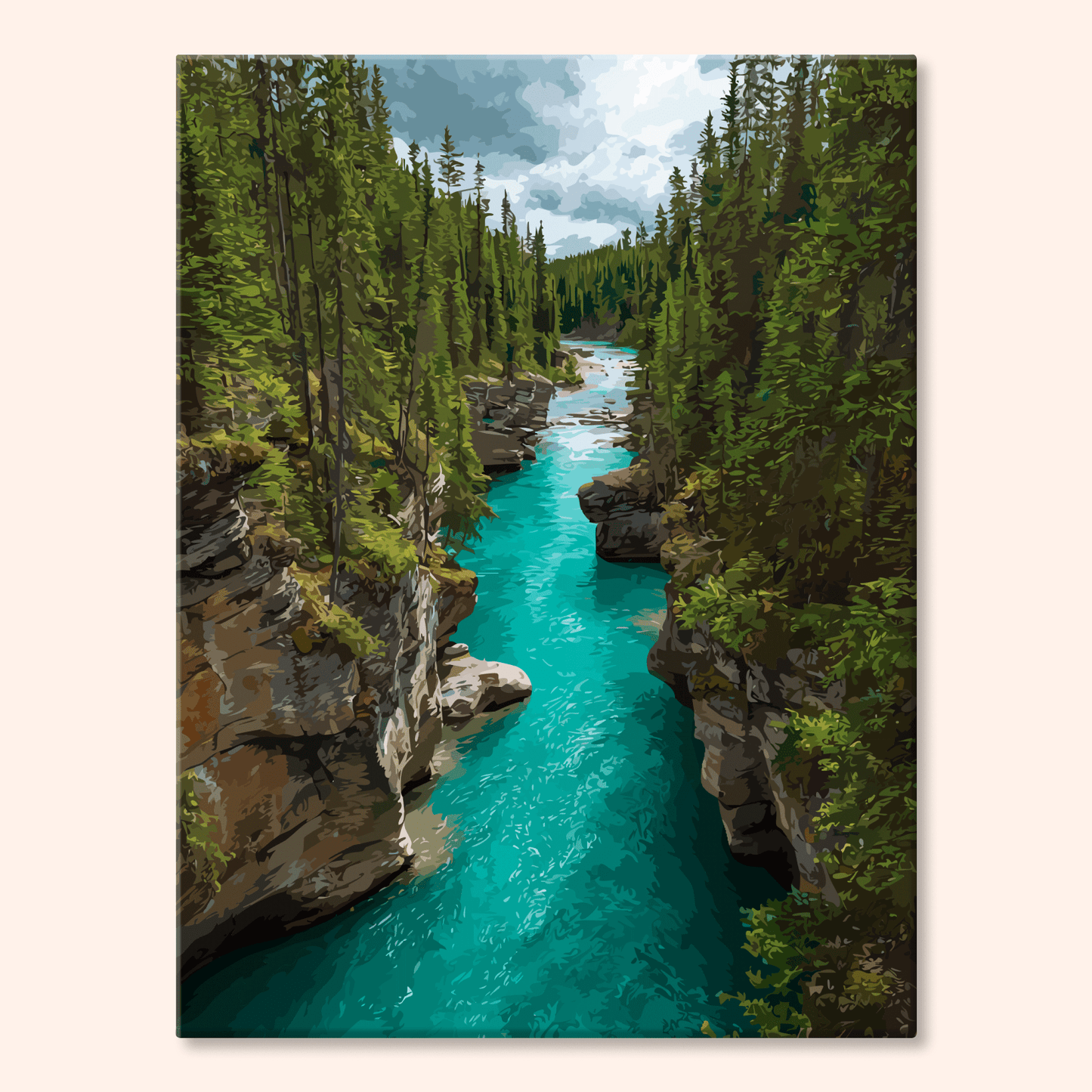 Paint by numbers - Blue Canyon - MyArt