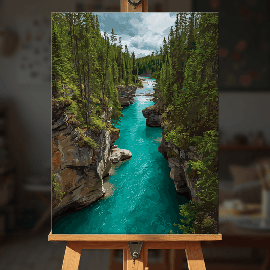 Paint by numbers - Blue Canyon - MyArt