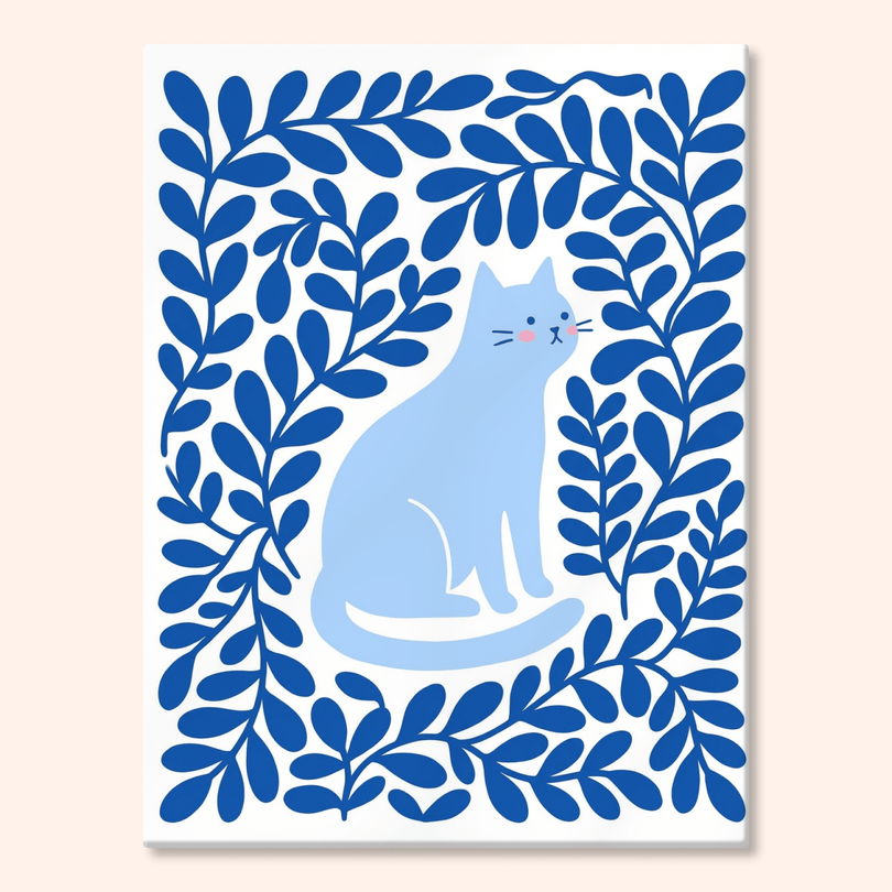 Paint by numbers - Blue Feline - MyArt
