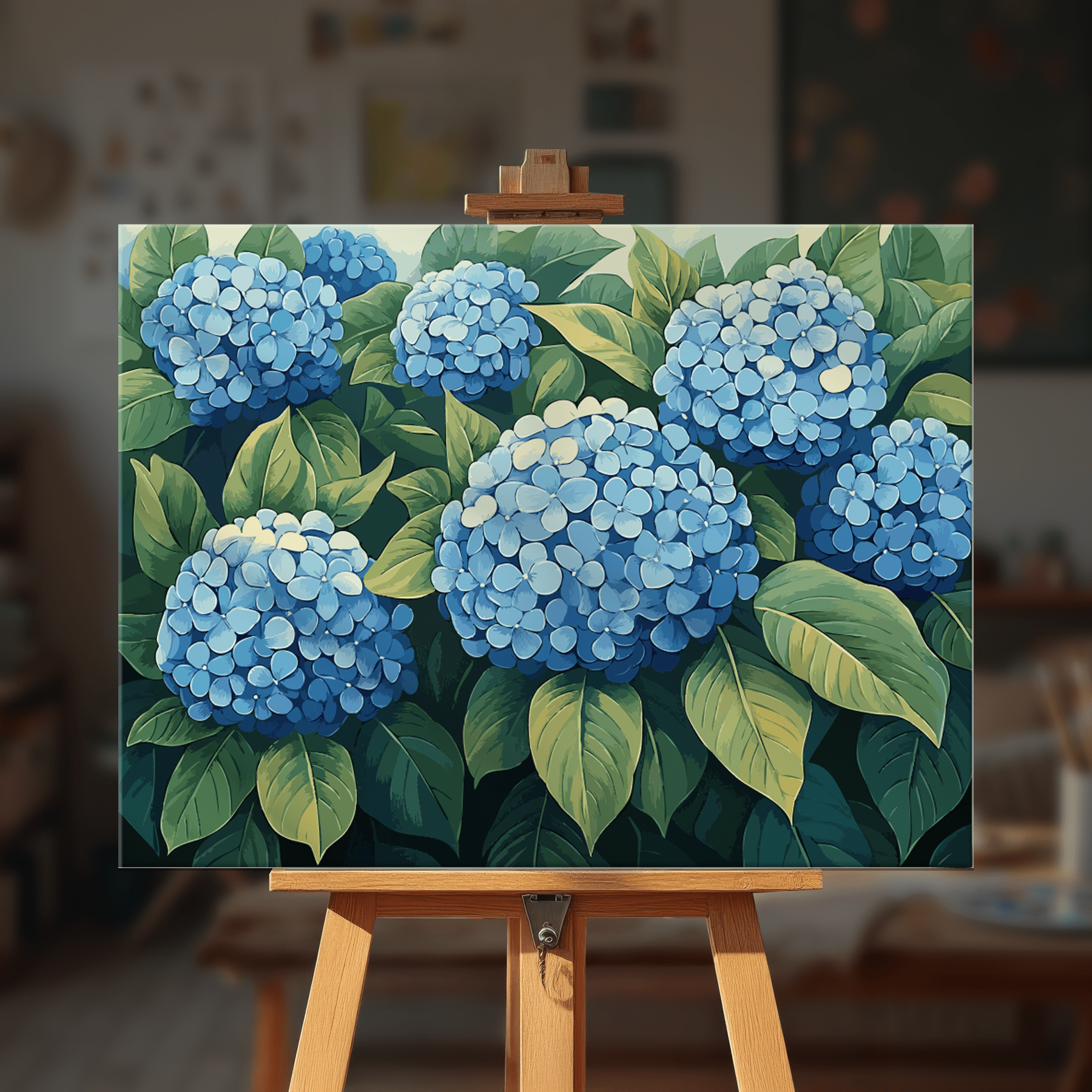 Paint by numbers - Blue Harmony - MyArt