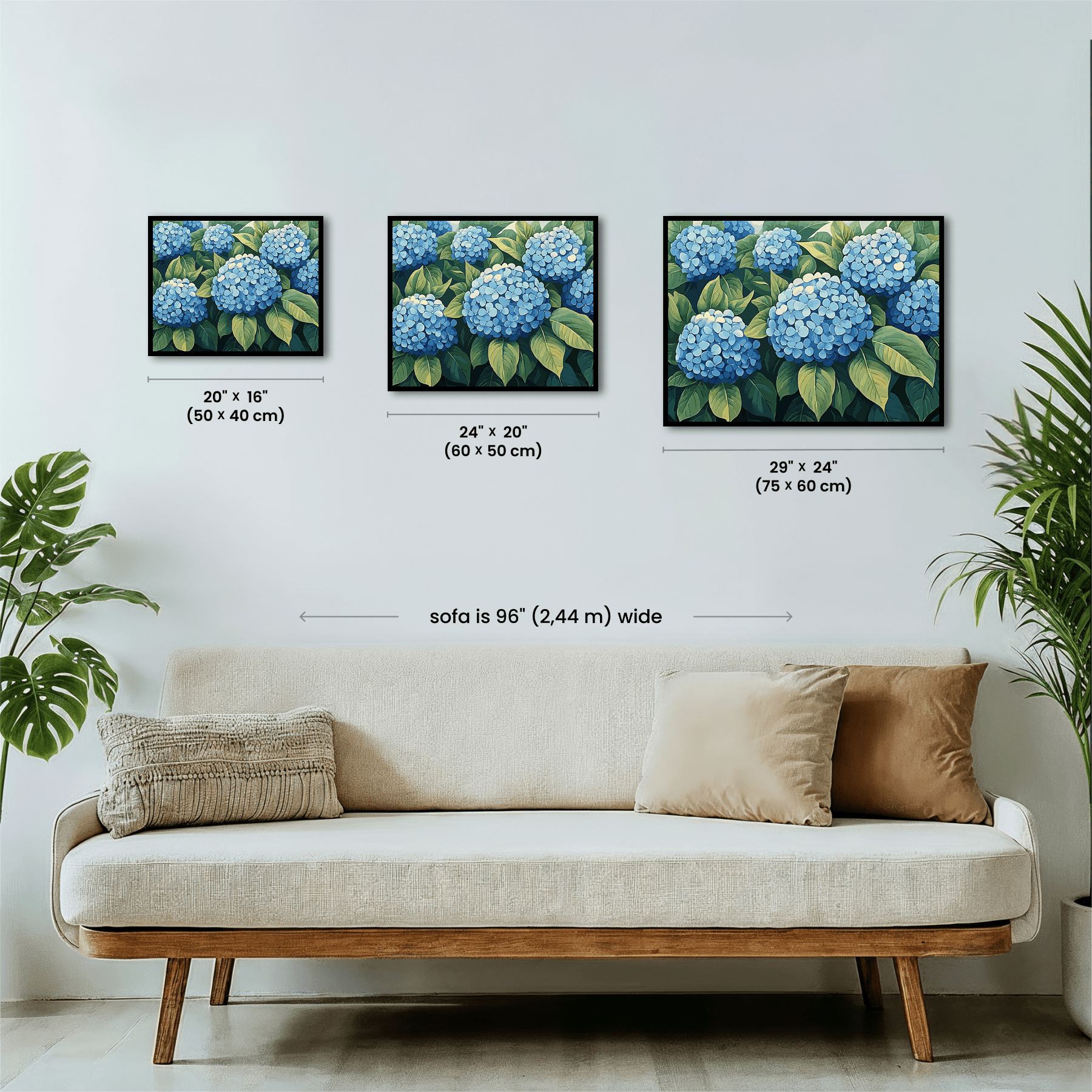 Paint by numbers - Blue Harmony - MyArt