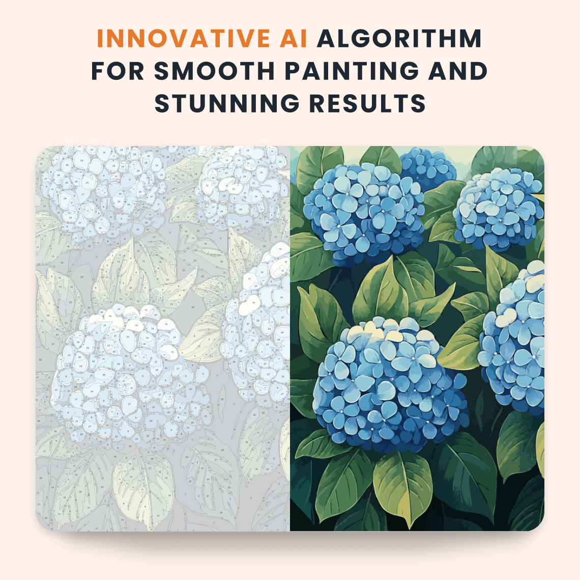 Paint by numbers - Blue Harmony - MyArt