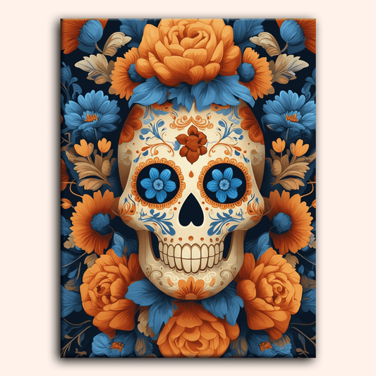Paint by numbers - Blue Marigold - MyArt