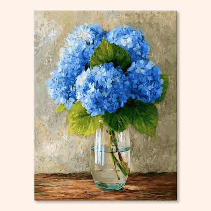 Paint by numbers - Blue Silence - MyArt