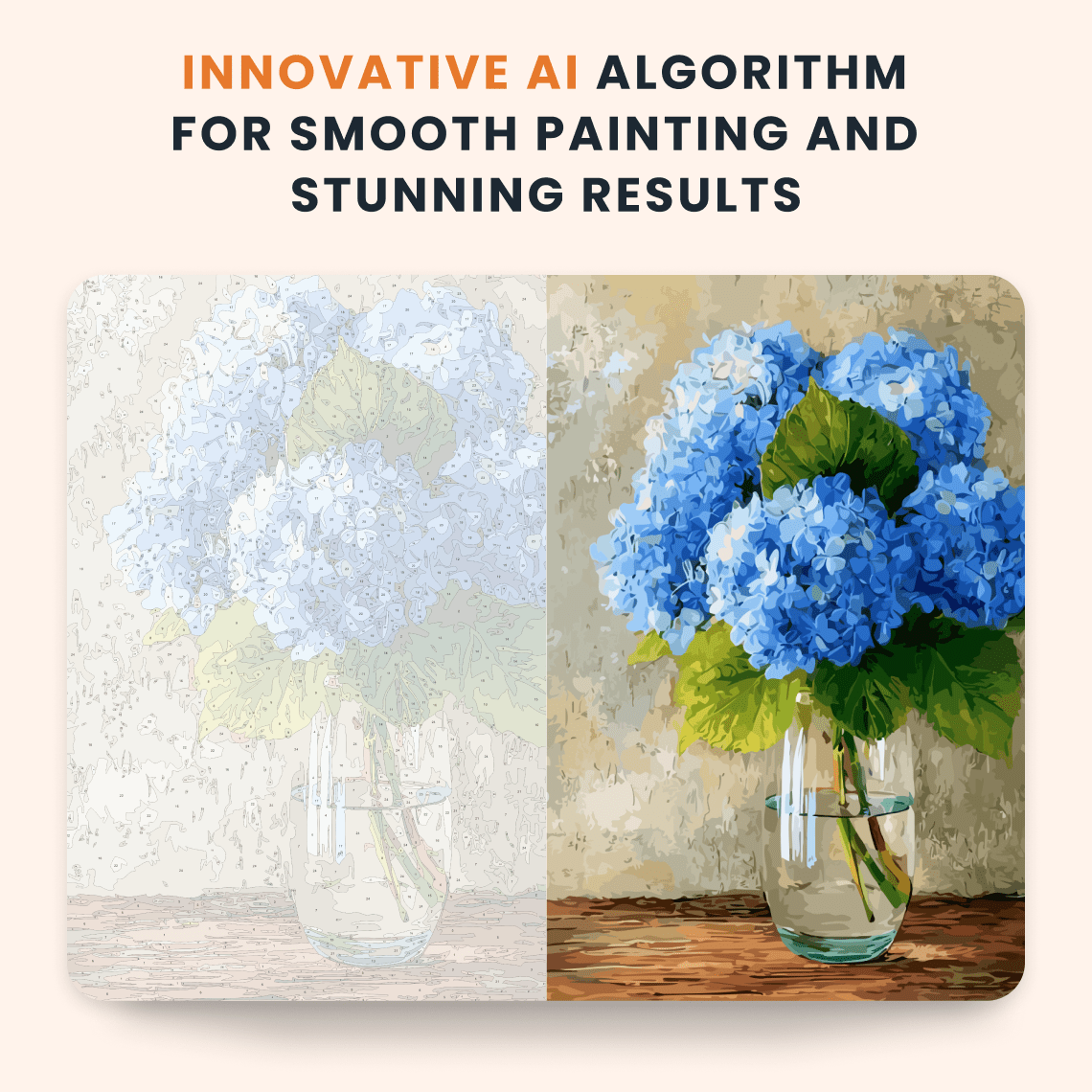 Paint by numbers - Blue Silence - MyArt