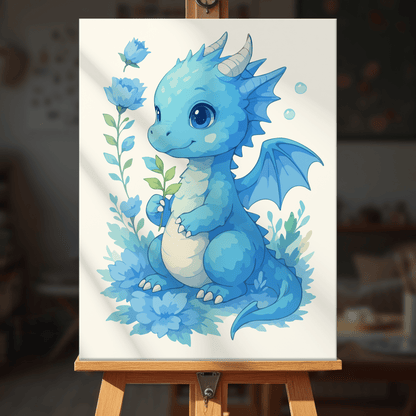 Paint by numbers - Blue Whisper - MyArt