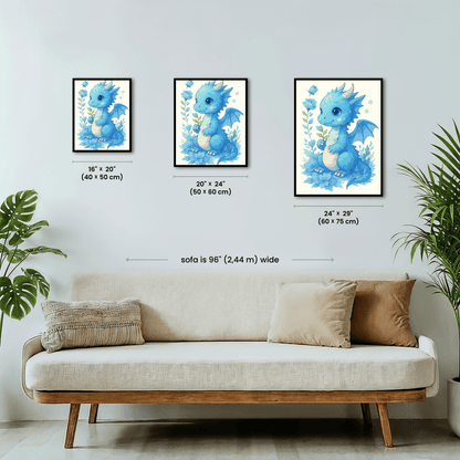 Paint by numbers - Blue Whisper - MyArt