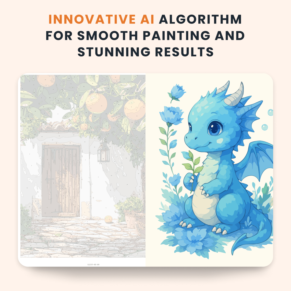 Paint by numbers - Blue Whisper - MyArt