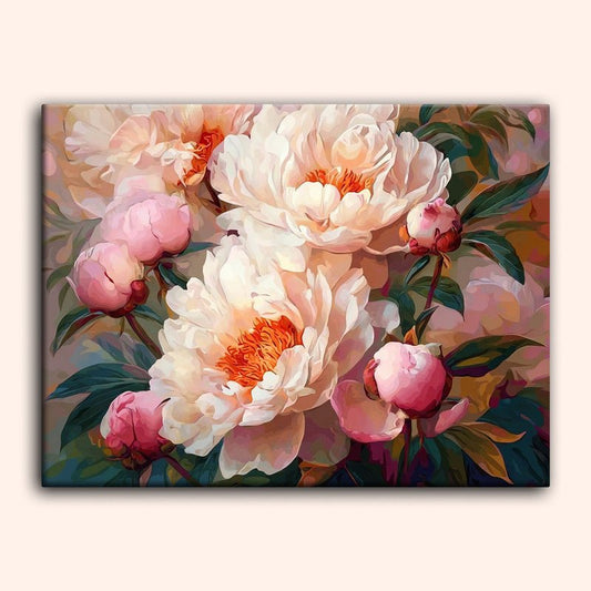 Paint by numbers - Blush Peonies - MyArt