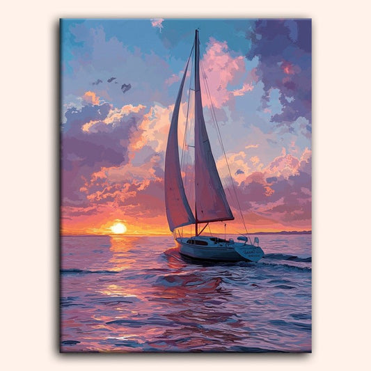 Paint by numbers - Blush Voyage - MyArt