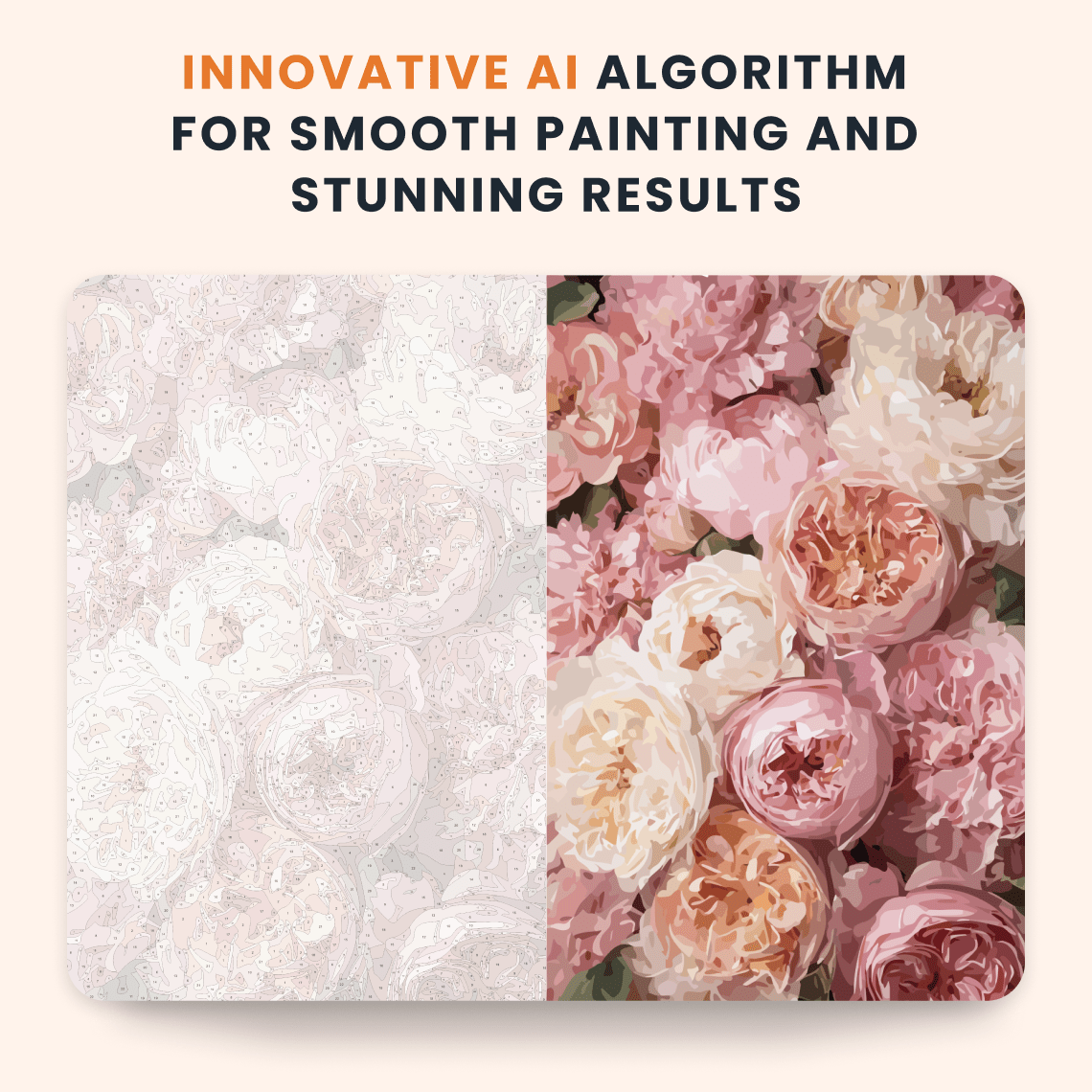 Paint by numbers - Blush Reverie - MyArt