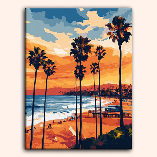 Paint by numbers - Boardwalk Stroll - MyArt