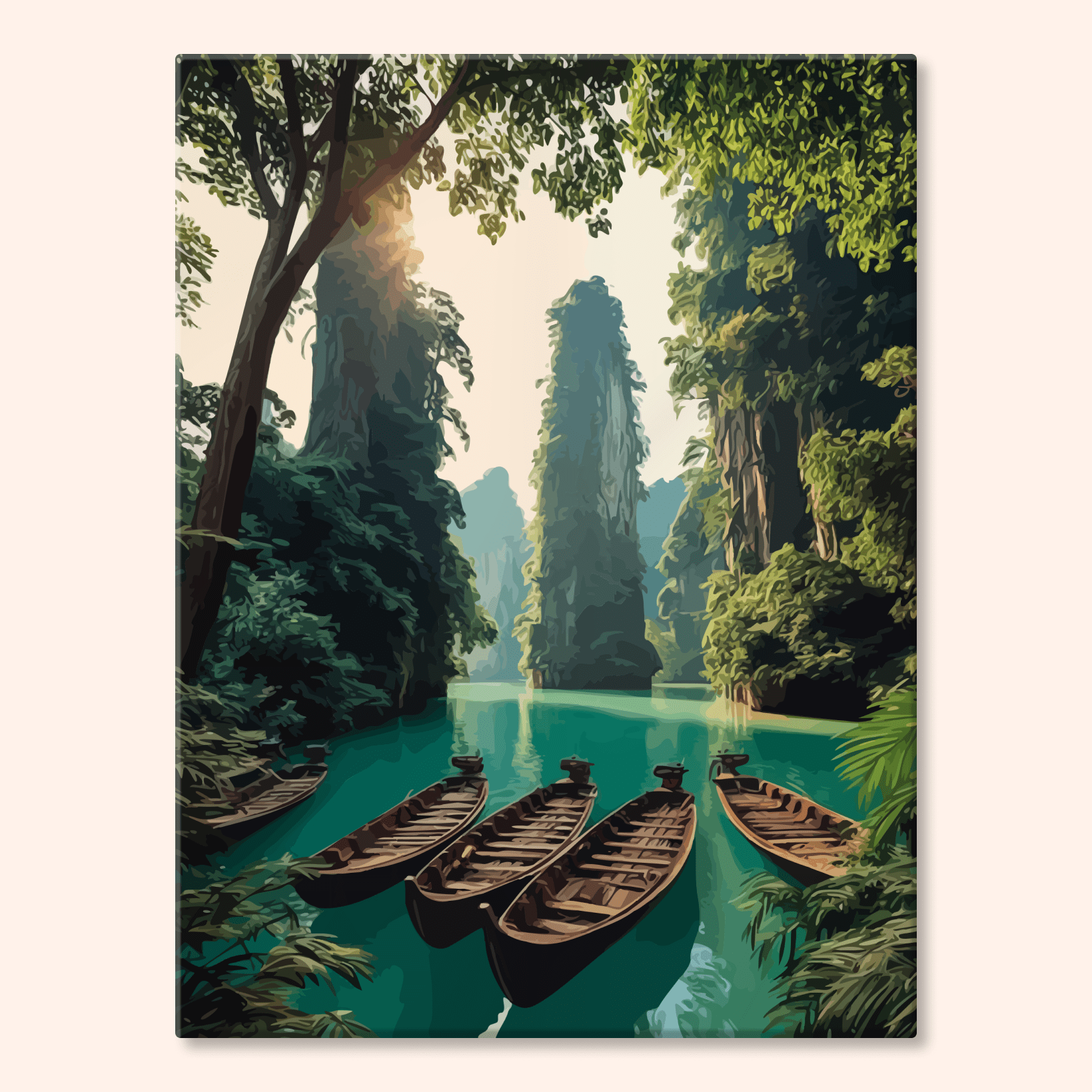 Paint by numbers - Boat Haven - MyArt