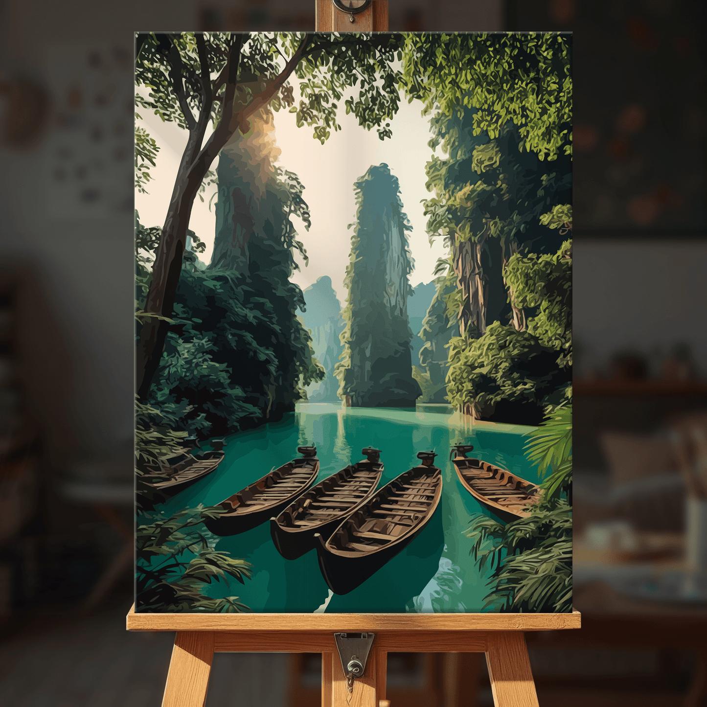 Paint by numbers - Boat Haven - MyArt